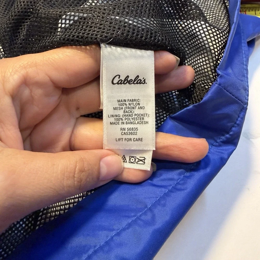 Cabelas 4 Most Repel Waterproof Mens Hooded Full Zip Windbreaker Jacket 2Xl
